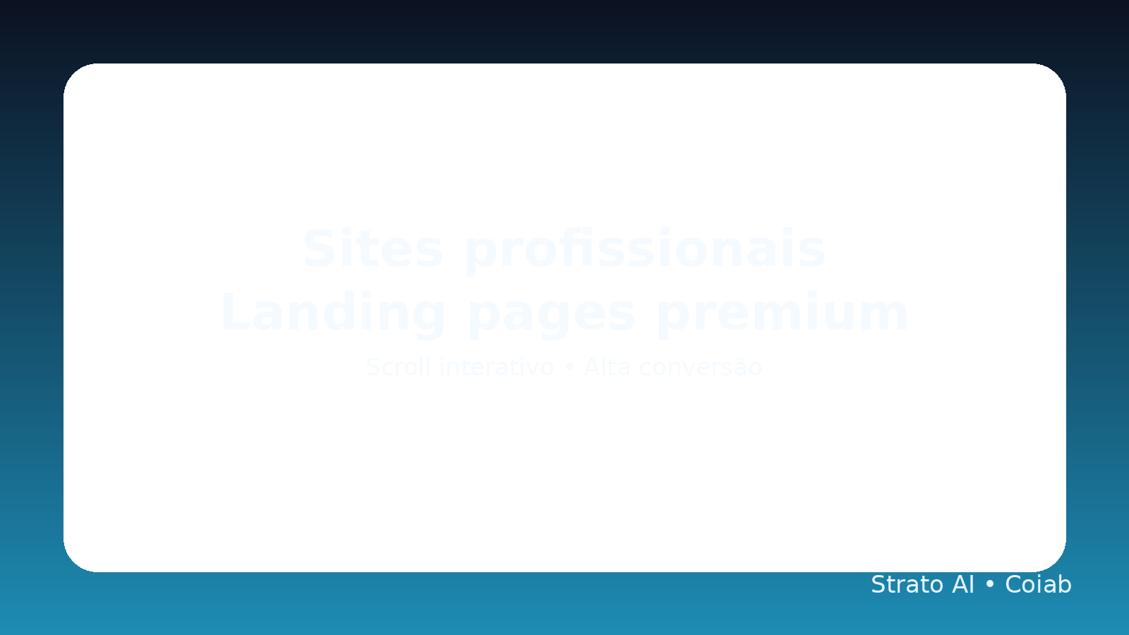Imagem ilustrativa: sites profissionais e landing pages premium